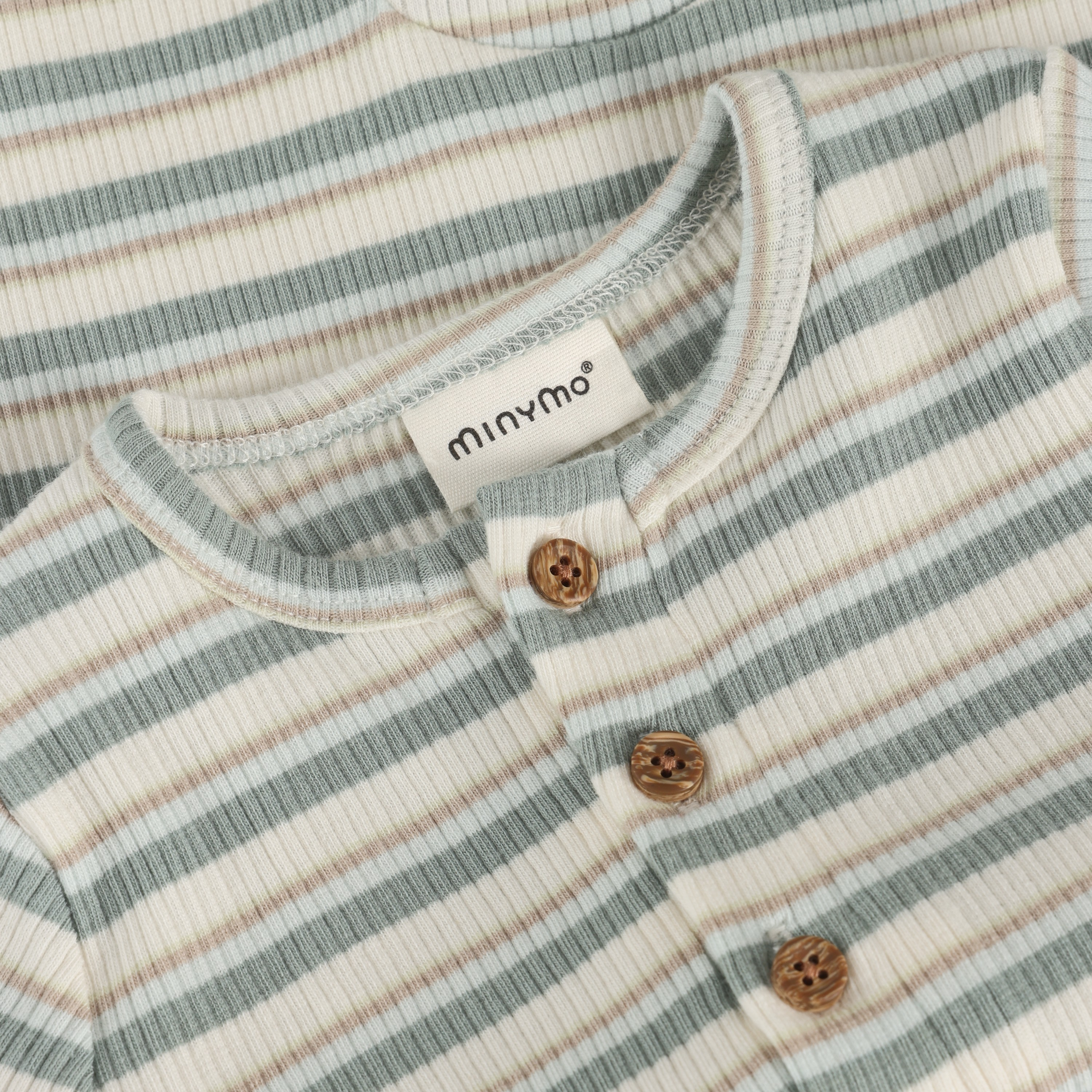 114367 Suit SS Y/D Rib | Minymo - toietmoi-laboutique