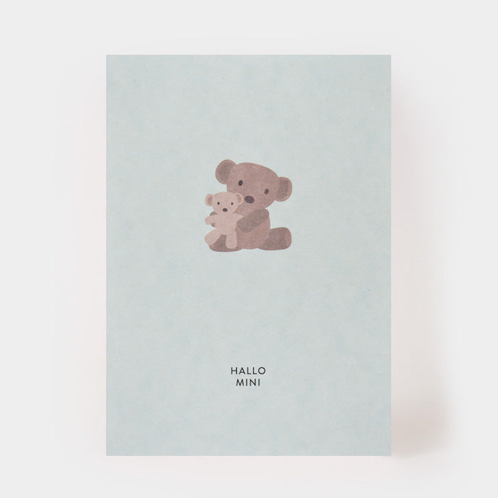 Postkarte - Hallo Mini | Kartenmarie - toietmoi-laboutique