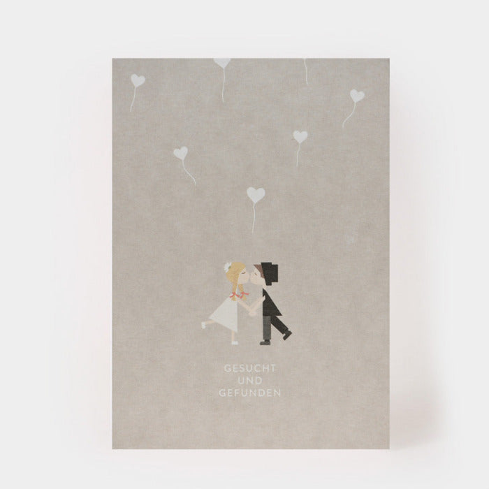 Postkarte - Gesucht und gefunden | Kartenmarie - toietmoi-laboutique