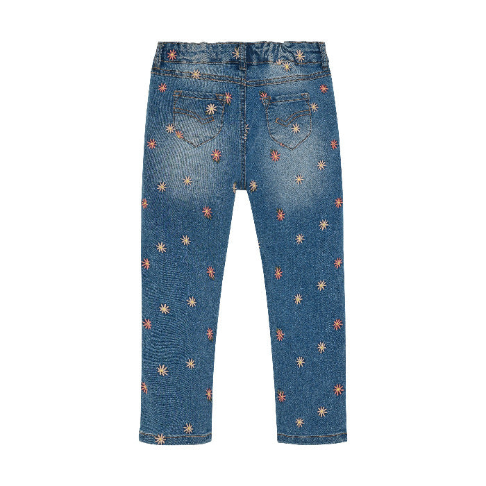 Jeans, Blümchen | Minymo - toietmoi-laboutique