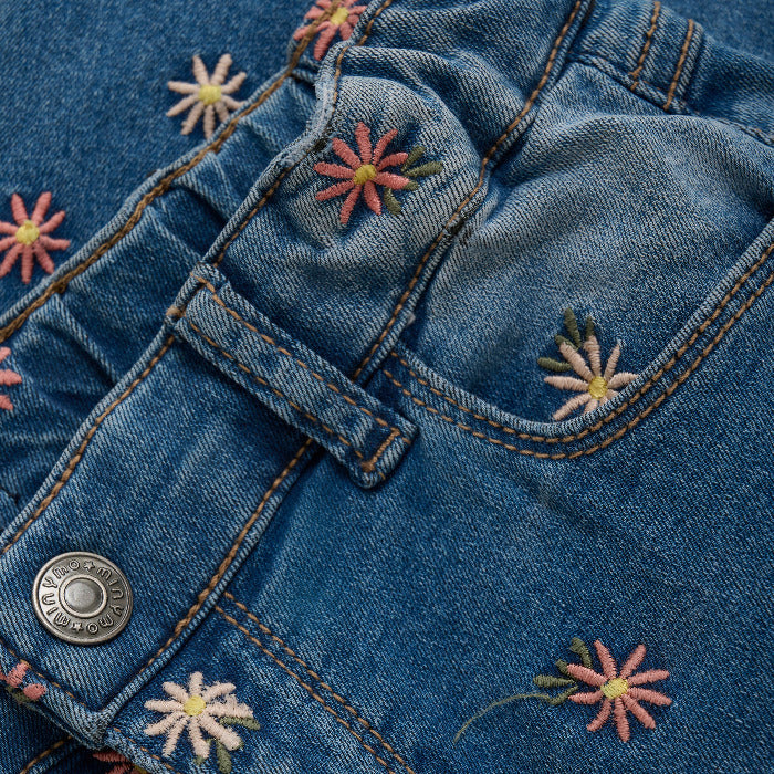 Jeans, Blümchen | Minymo - toietmoi-laboutique