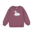 Sweatpullover, mauve/Schwan | Minymo - toietmoi-laboutique