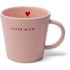 Keramik-Teetasse, pink/SUPER MOM 350ml | Vondels - toietmoi-laboutique