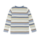 Langarmshirt, weiss/blau/grün/braun gestreift | Minymo - toietmoi-laboutique