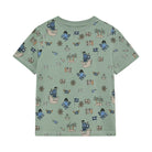 Kurzarm Pyjama 2-Teilig, salbei/navy | Minymo - toietmoi-laboutique