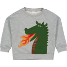 Sweatshirt, grau/Drache | Fred's World by Green Cotton - toietmoi-laboutique