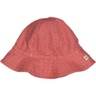 Sonnenhut, weiss/rot gestreift | Müsli by Green Cotton - toietmoi-laboutique