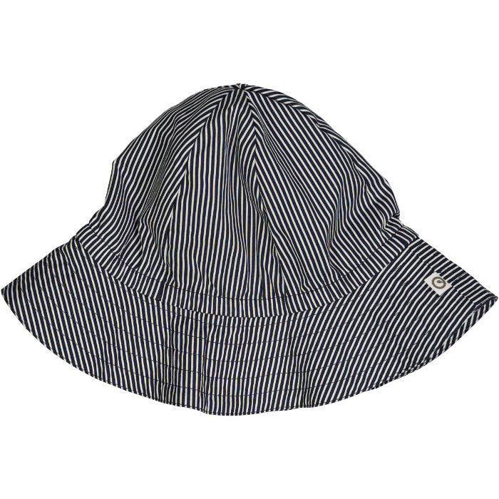 Sonnenhut, weiss/navygestreift | Müsli by Green Cotton - toietmoi-laboutique