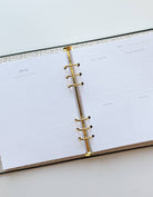 Wavy Daisy Perpetual Planner, nicht datiert | Idlewild Co. - toietmoi-laboutique