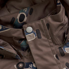 Winterjacke wasserdicht, braun/Rennauto | Minymo - toietmoi-laboutique