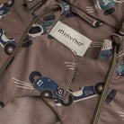 Schneeanzug wasserdicht, braun/Rennauto | Minymo - toietmoi-laboutique