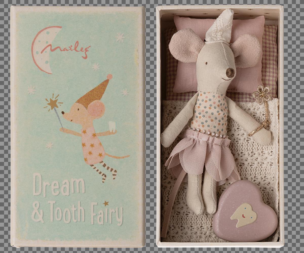 Maileg Zahnfee little sister Maus in Streichholzschachtel-rosa | maileg - toietmoi-laboutique
