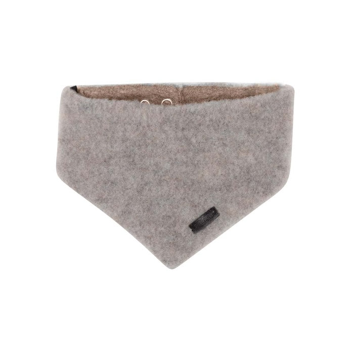 Baby-Halstuch Woll-Fleece, steingrau | pure pure - toietmoi-laboutique