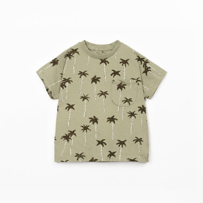 Playup T-Shirt, grün/Palmen | Play Up - toietmoi-laboutique