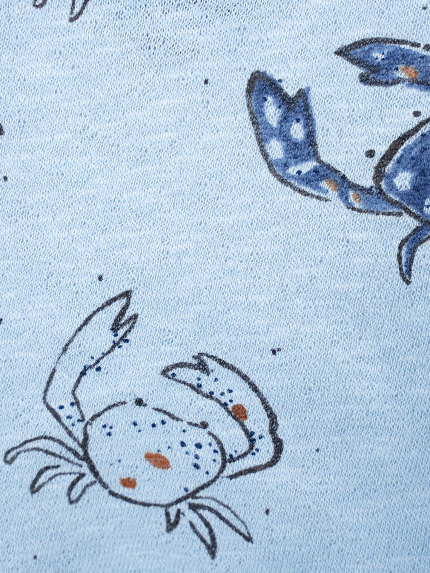 Playup Baby T-Shirt, blau/Krabben | Play Up - toietmoi-laboutique