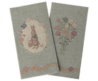 Maileg Servietten, Hase gestickt | Maileg - toietmoi-laboutique