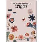 Spülmaschinenfeste Aufkleber "Blumen" | Halfbird - toietmoi-laboutique