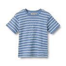 Wheat T-Shirt, blau/weiss gestreift | Wheat - toietmoi-laboutique