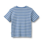 Wheat T-Shirt, blau/weiss gestreift | Wheat - toietmoi-laboutique
