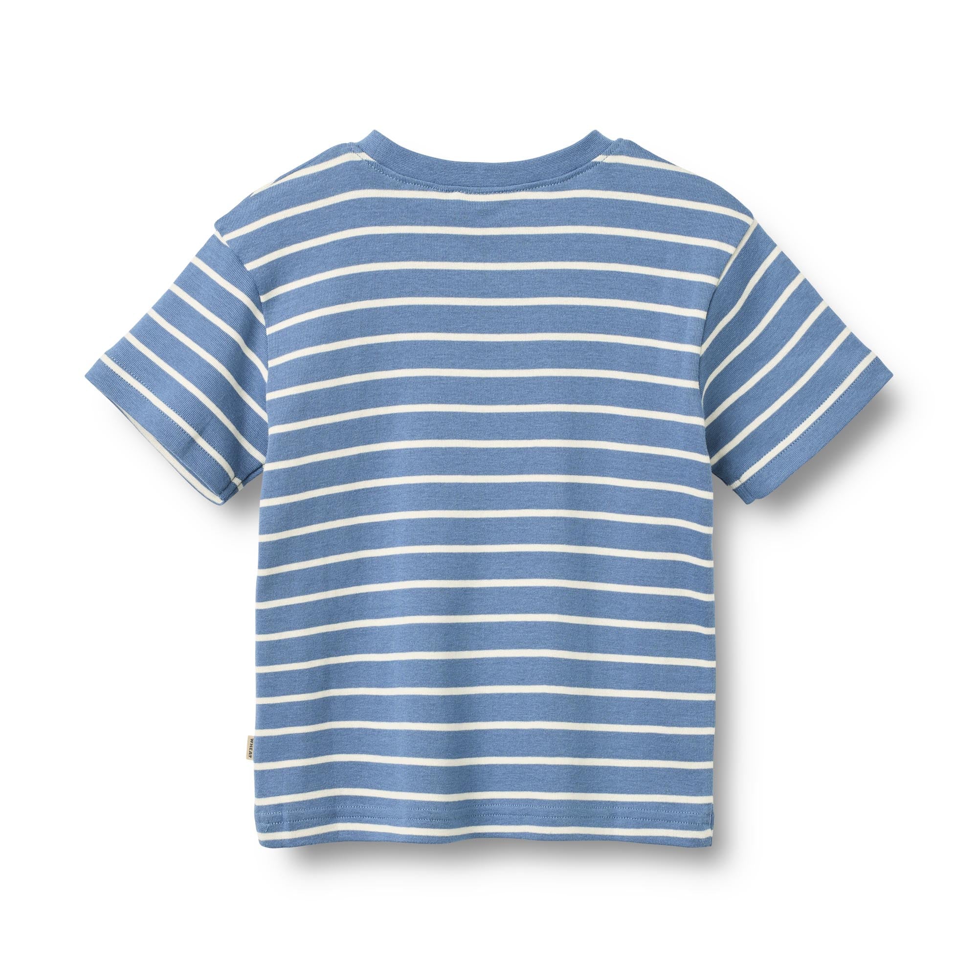 Wheat T-Shirt, blau/weiss gestreift | Wheat - toietmoi-laboutique