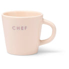 Keramik-Espressotasse, ecru/CHEF 80ml | Vondels - toietmoi-laboutique