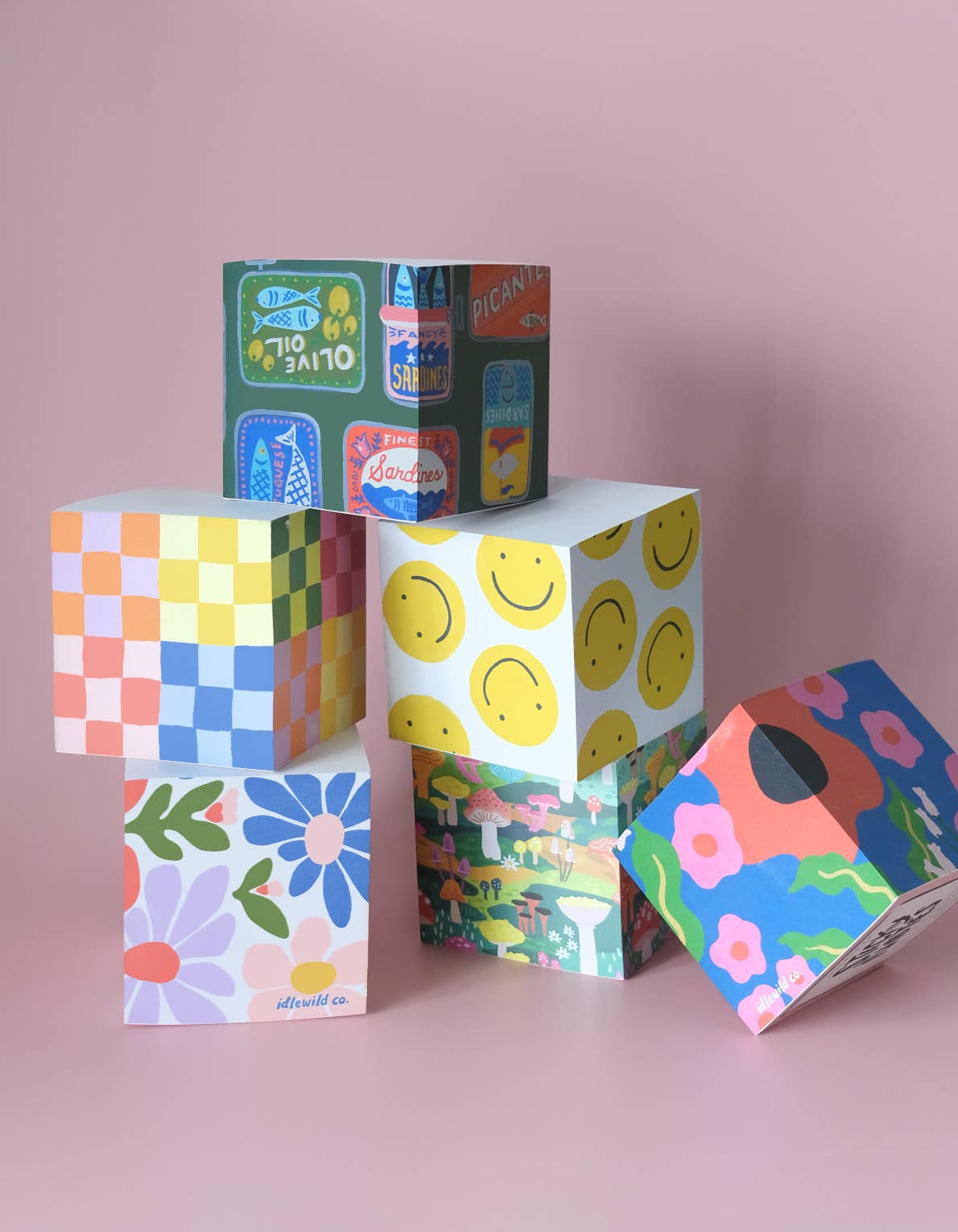 Haftnotizwürfel, Blumen | Idlewild Co. - toietmoi-laboutique