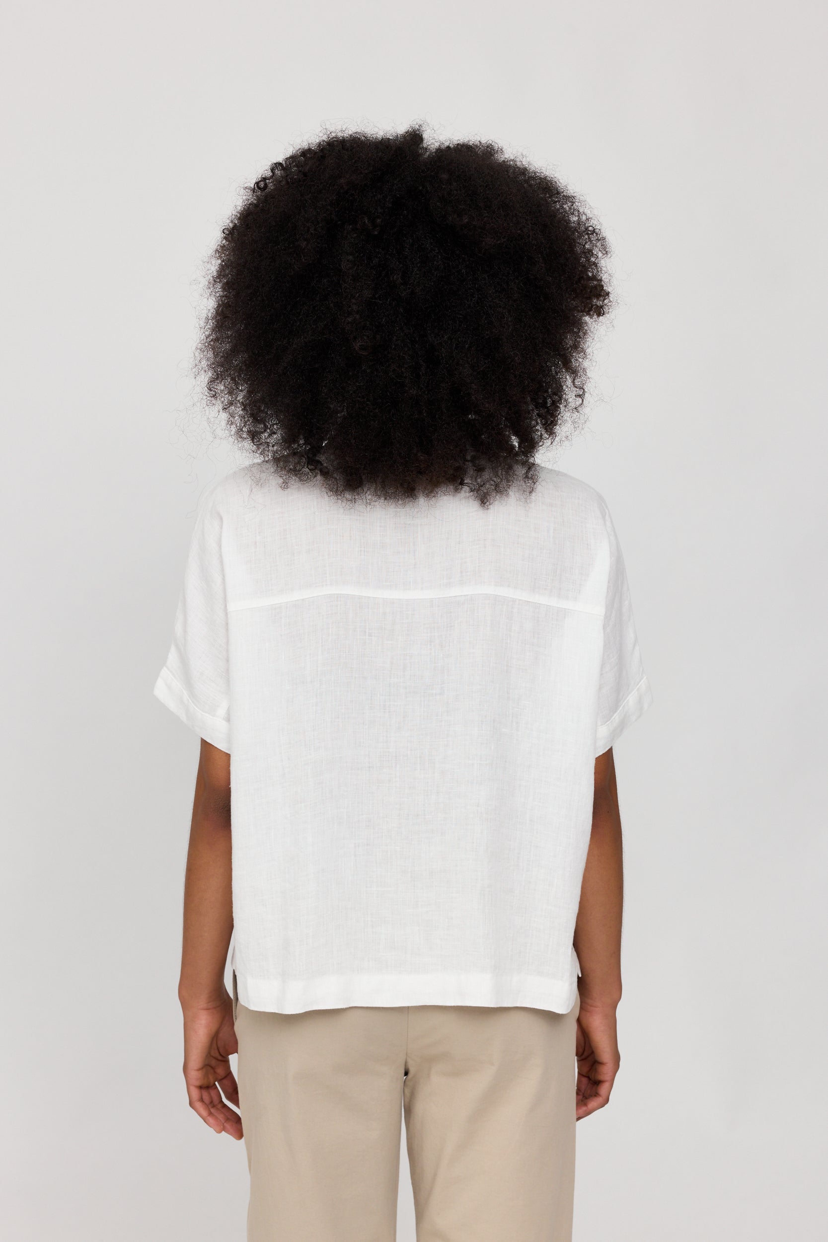 Hemd aus Leinen, ecru | Mazine - toietmoi-laboutique