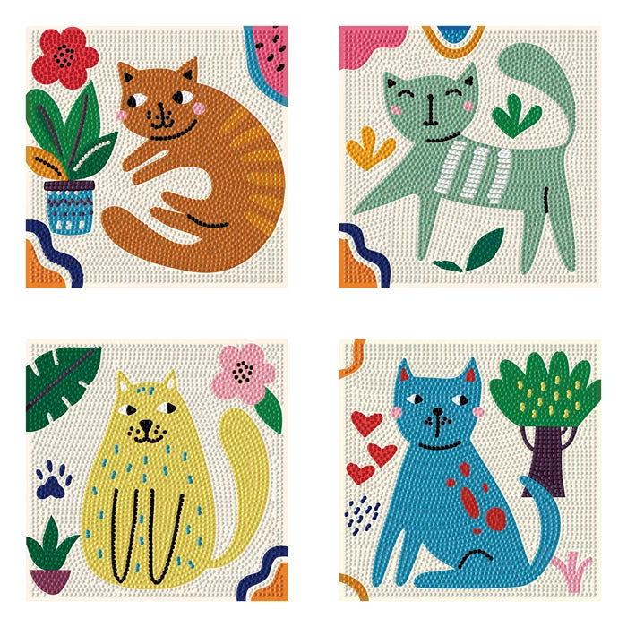 Diamond Painting - Mini Katzen | Diamond Dotz - toietmoi-laboutique