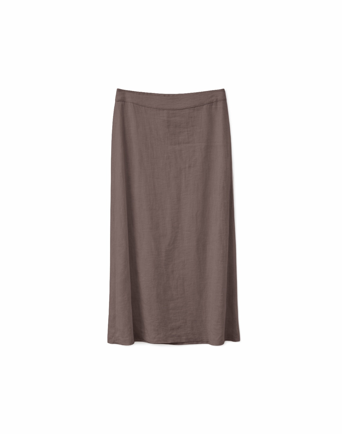 Leinen Midi Rock, schlamm | Mazine - toietmoi-laboutique