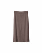 Leinen Midi Rock, schlamm | Mazine - toietmoi-laboutique