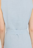 Ärmelloses Maxi Leinenkleid, hellblau | Mazine - toietmoi-laboutique
