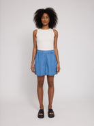 Shorts Tencel, dark blue wash | Mazine - toietmoi-laboutique