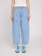 Barrel Jeans, Leoprint/hellblau | Mazine - toietmoi-laboutique