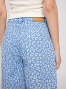 Barrel Jeans, Leoprint/hellblau | Mazine - toietmoi-laboutique