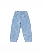 Barrel Jeans, Leoprint/hellblau | Mazine - toietmoi-laboutique