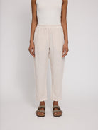 Leinen Mom Hose, moon | Mazine - toietmoi-laboutique