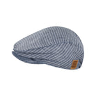 Schiebermütze Leinen, marineblau/gestreift | pure pure - toietmoi-laboutique