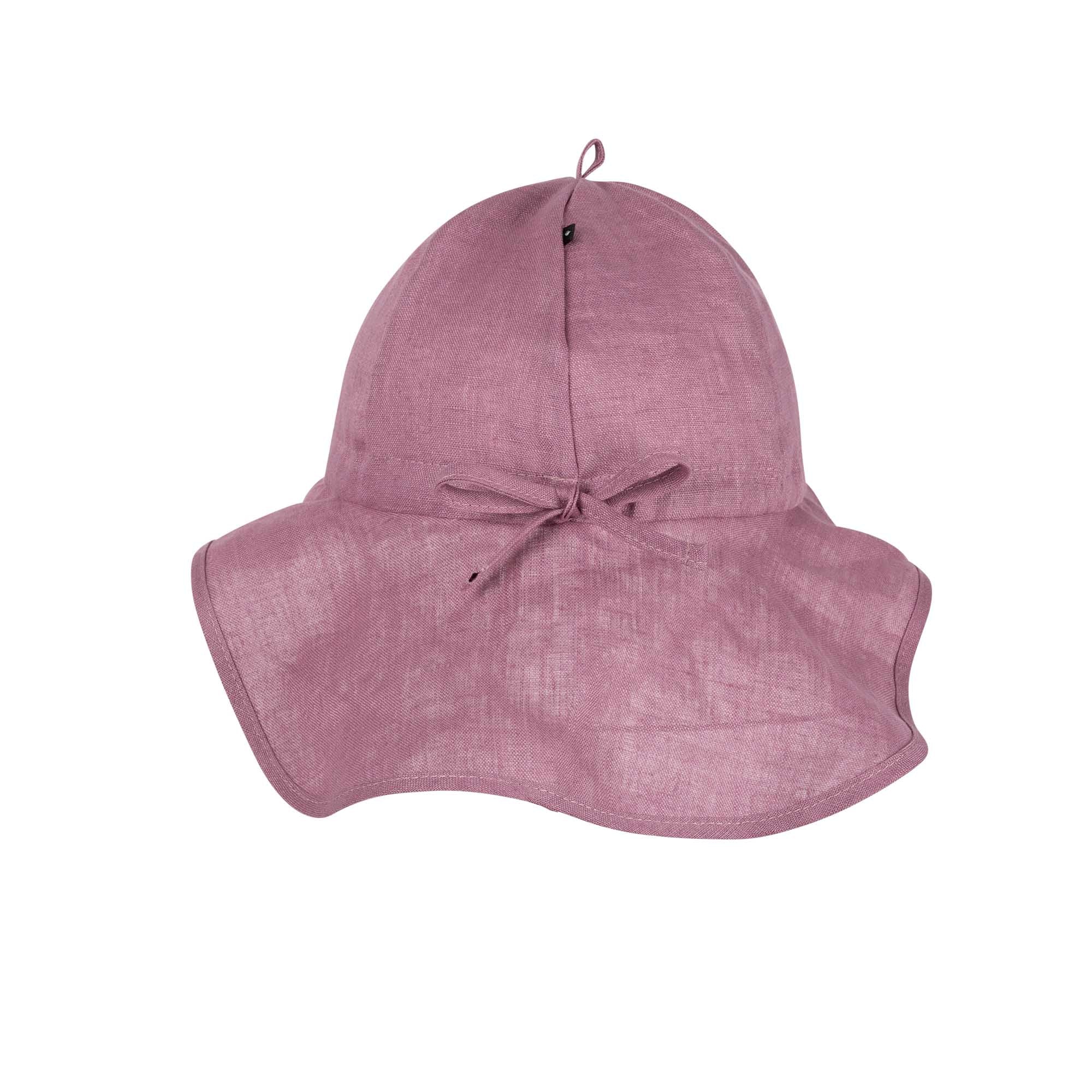 Sonnenhut mit NAckenschutz, mauve | Pure Pure - toietmoi-laboutique