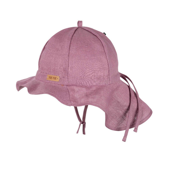 Sonnenhut mit NAckenschutz, mauve | Pure Pure - toietmoi-laboutique