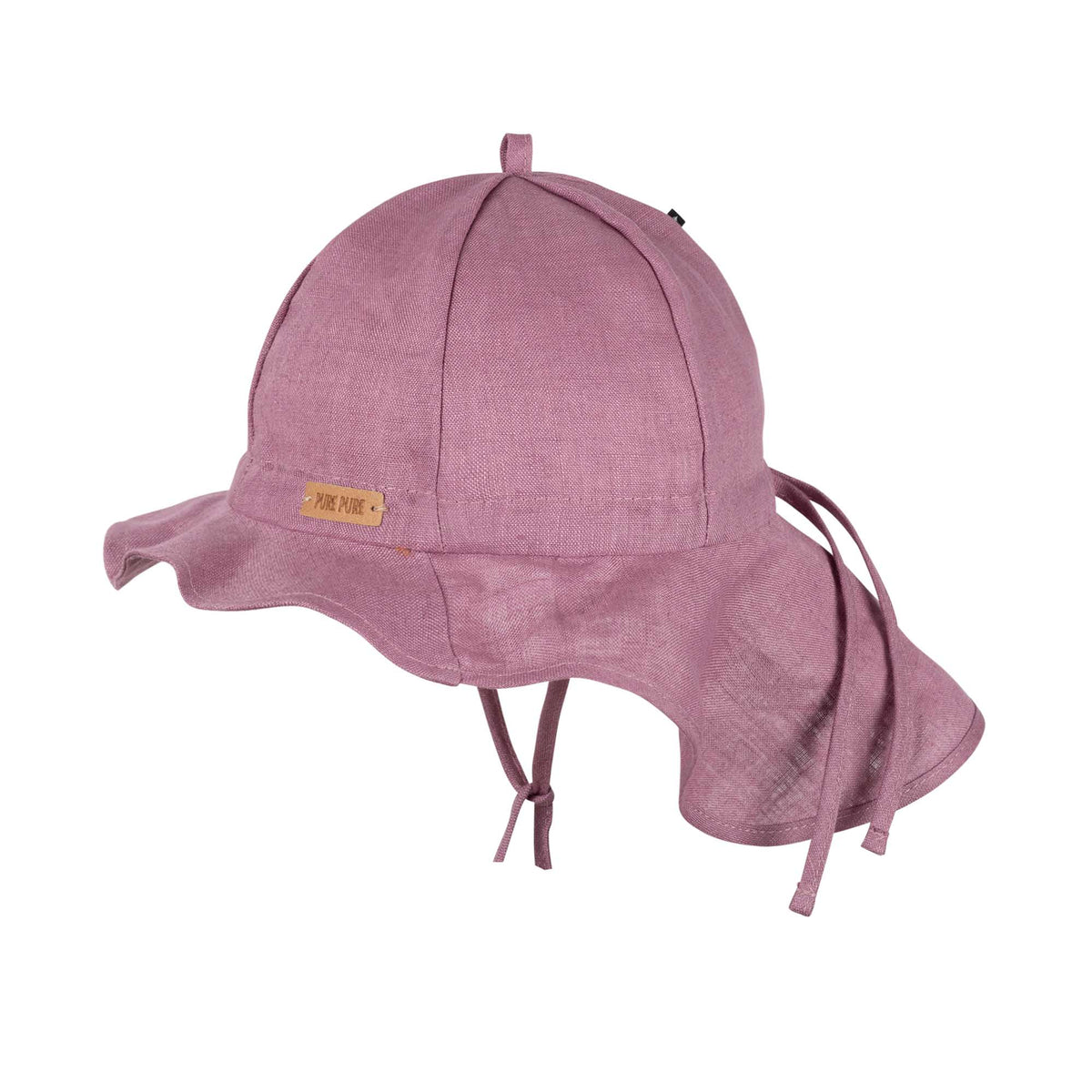 Sonnenhut mit NAckenschutz, mauve | Pure Pure - toietmoi-laboutique