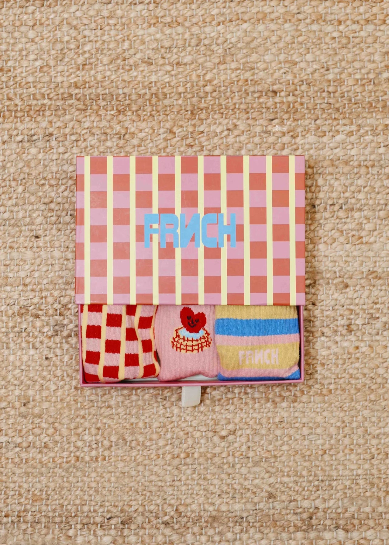 FRNCH 3-Pack Socken, pink | FRNCH - toietmoi-laboutique
