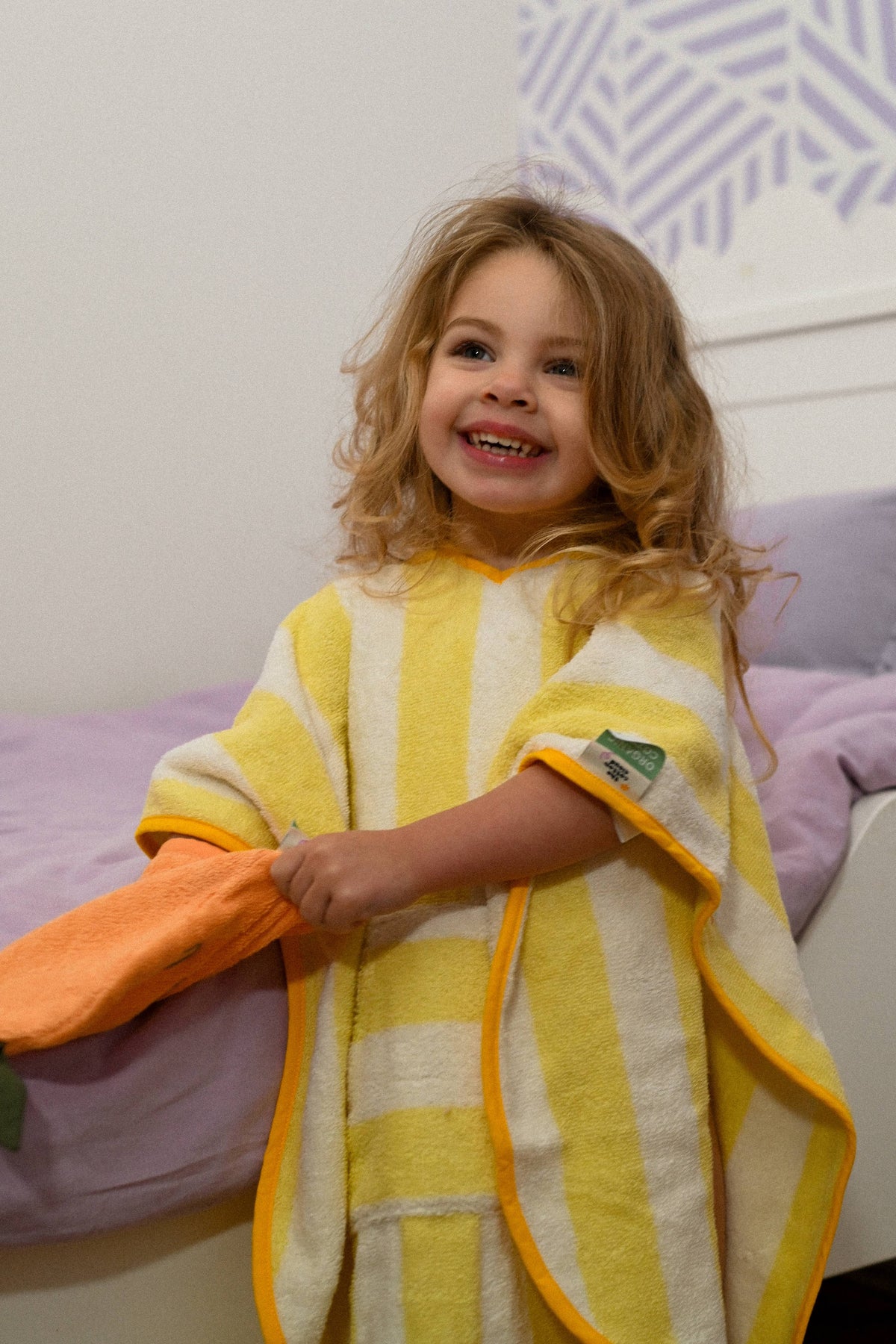Babywaschlappen, 2er-Set, Mandarine | the cotton cloud - toietmoi-laboutique