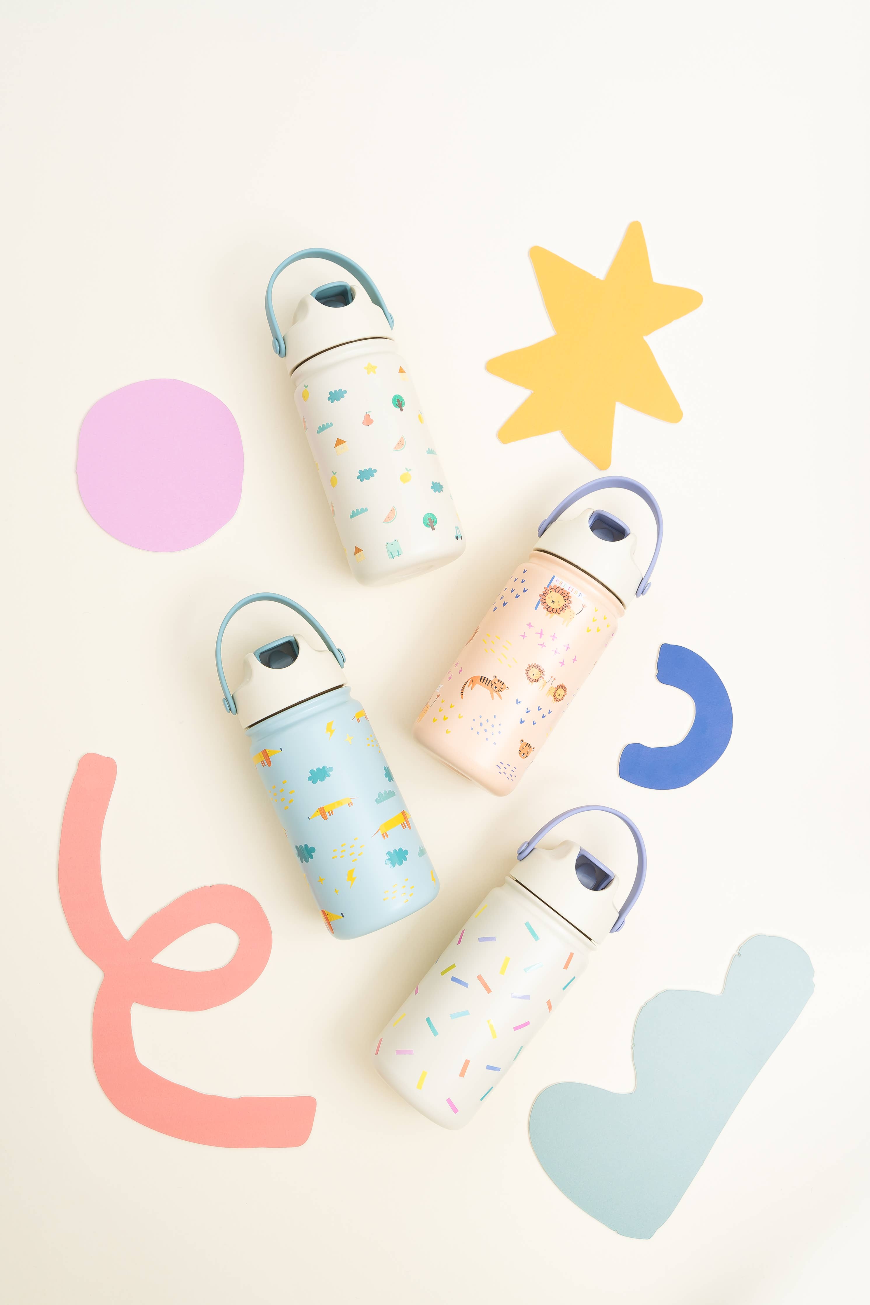 Trinkflasche aus Edelstahl, Konfetti | the cotton cloud - toietmoi-laboutique