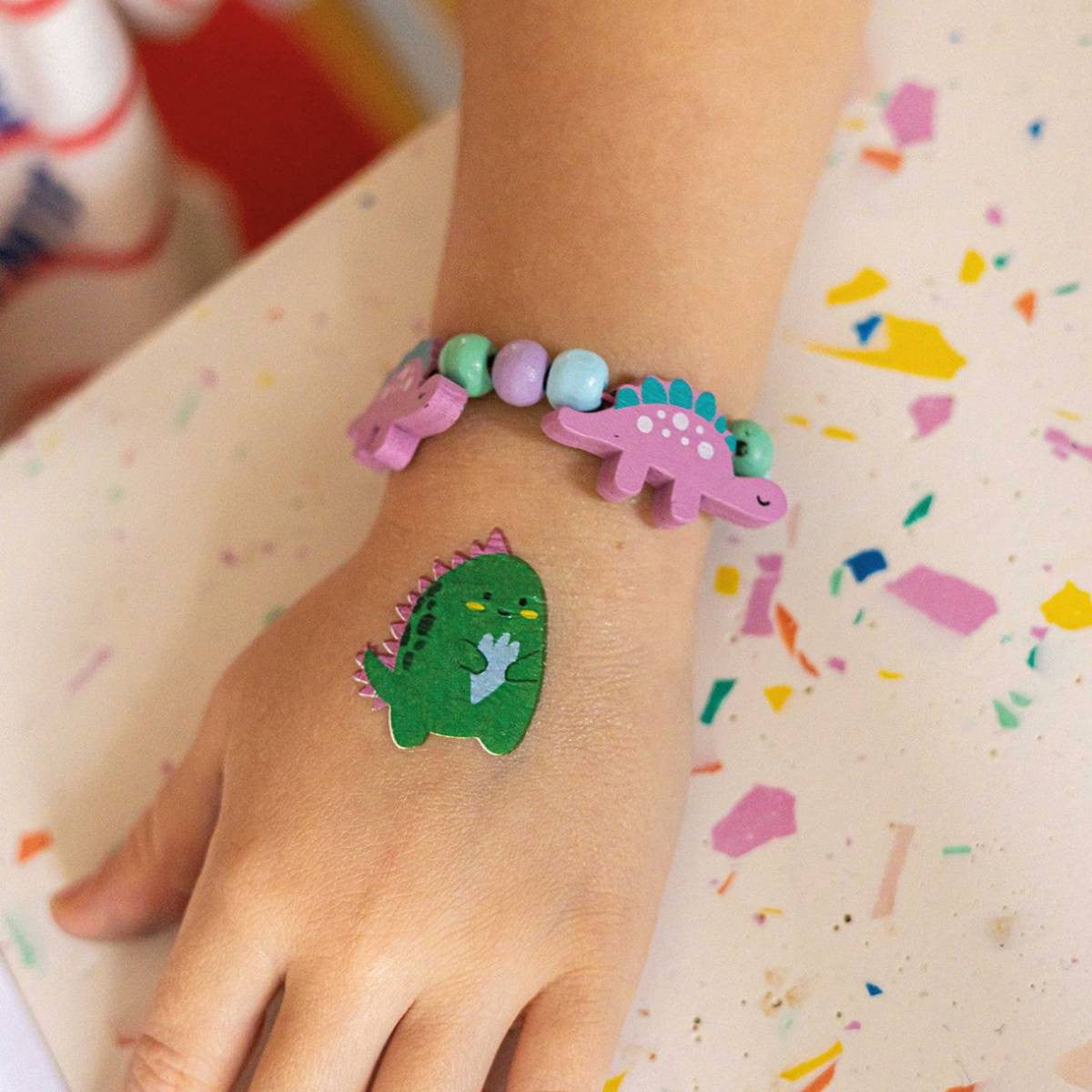 Schmuck Bastelset - Kinderarmband Dino | la petite épicerie - toietmoi-laboutique