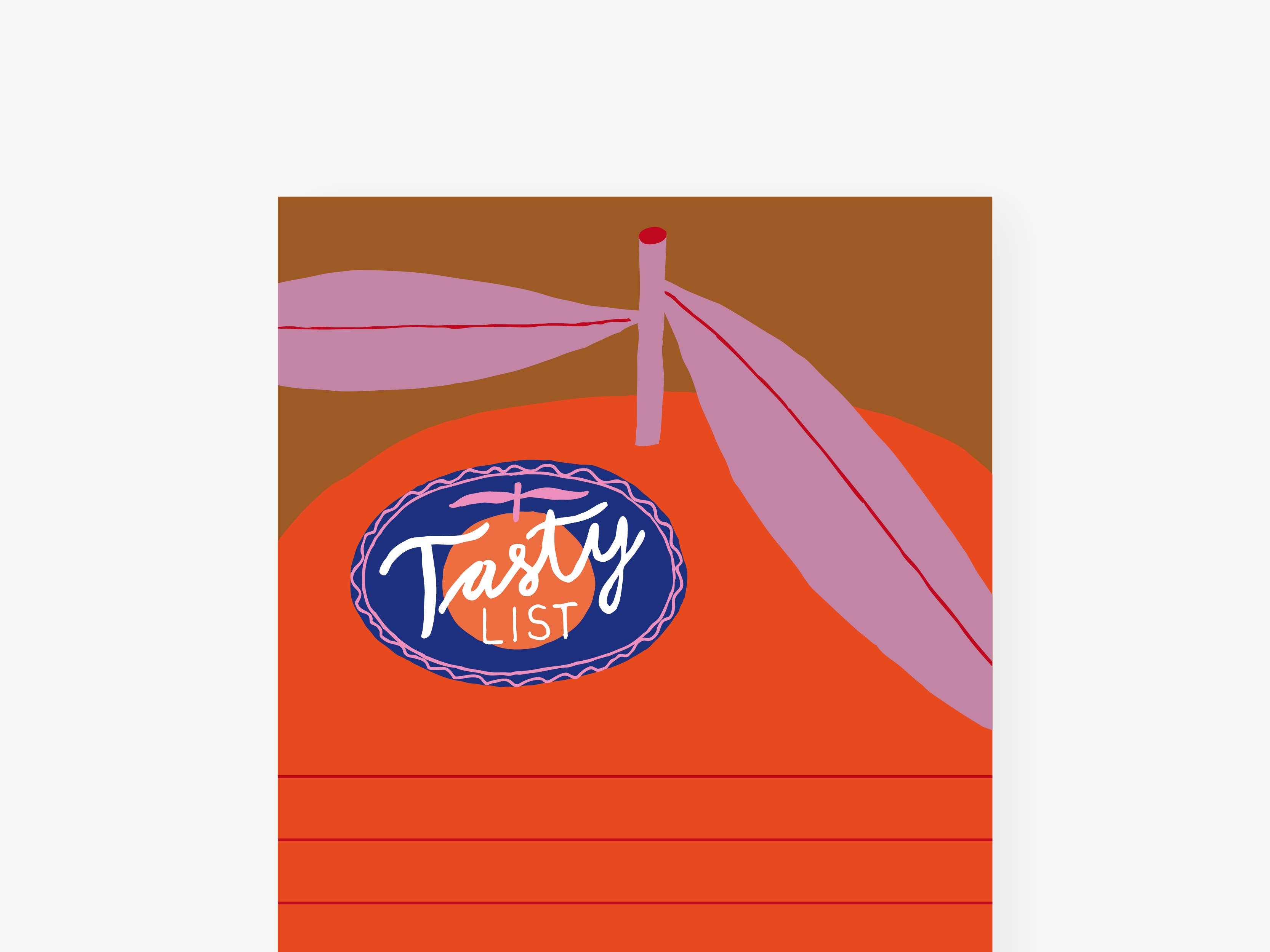 Notizblock "schmal" / Tasty List | typealive - toietmoi-laboutique