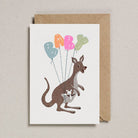 Postkarte mit Umschlag - Känguru/Baby | Petra Boase Ltd - toietmoi-laboutique