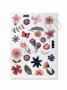 Spülmaschinenfeste Aufkleber "Blumen" | Halfbird - toietmoi-laboutique