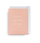 Karte mit Couvert, happy birthday to you | Klang & Kleid - toietmoi-laboutique