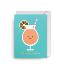 Karte mit Couvert, birthday cheers | Klang & Kleid - toietmoi-laboutique