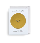 Karte mit Couvert, you shine bright | Klang & Kleid - toietmoi-laboutique